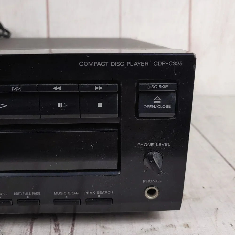 VINTAGE - Sony CDP-C325 5 Disc CD Changer - Carousel CD Player - TESTED WORKING